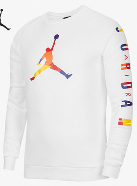 Nike/耐克官方正品JORDAN 男子休闲加绒圆领套头卫衣 DA6729-100