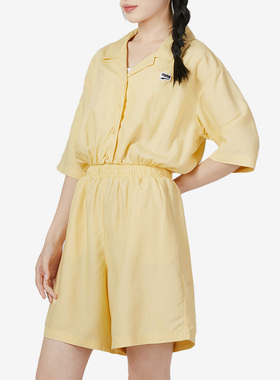 Puma/彪马官方正品新款女子运动宽松短袖短裤连体衣620632-42