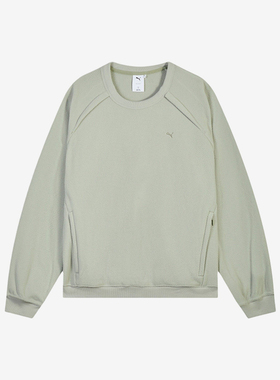 Puma/彪马正品FutureOFF1CE保暖加绒宽松经典圆领卫衣636239-18