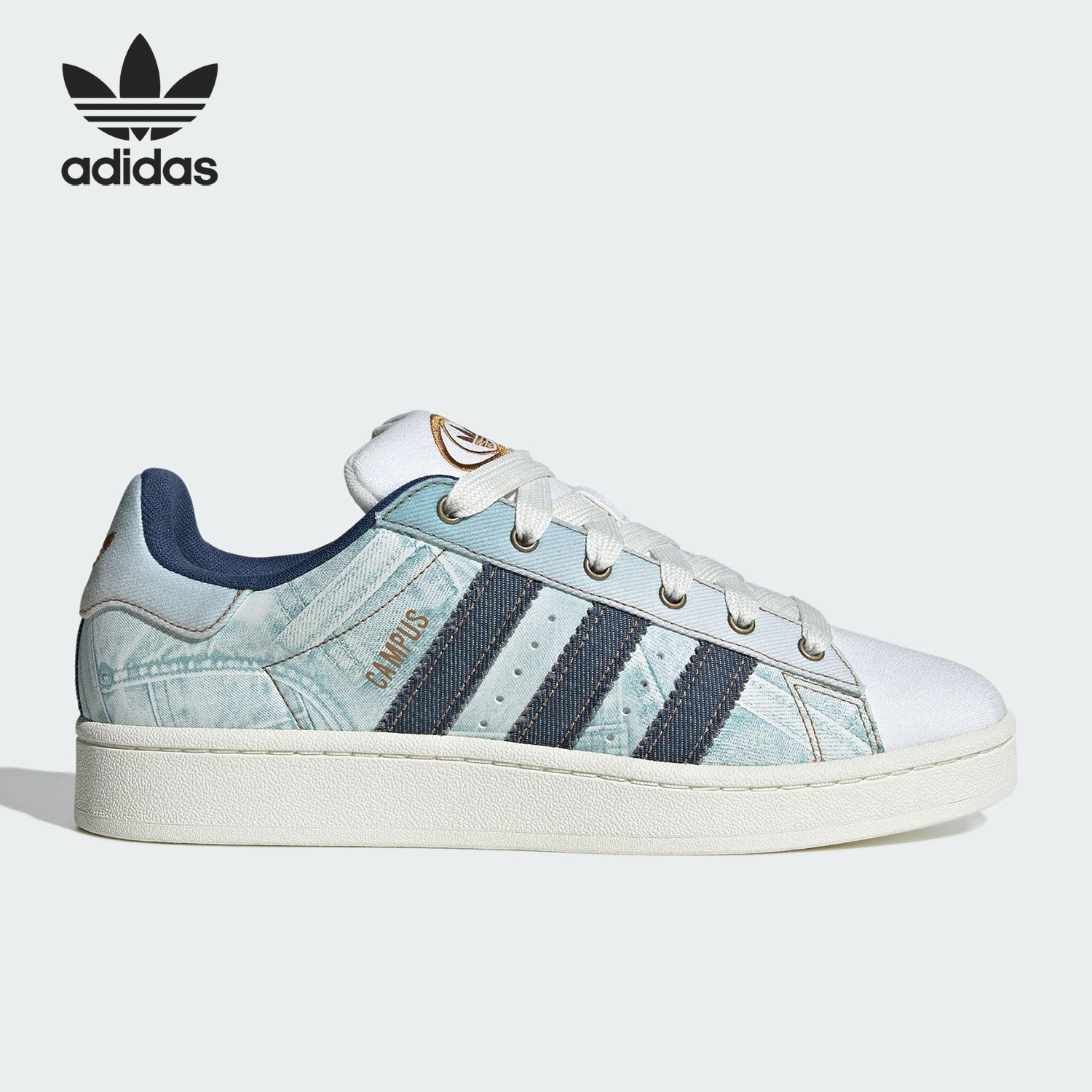 Adidas/阿迪达斯正品三叶草男女皮革时尚透气经典轻便板鞋JS2487