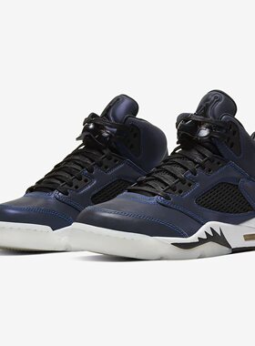 Nike/耐克正品AIR JORDAN 5 AJ5午夜蓝女子 反光篮球鞋 CD2722