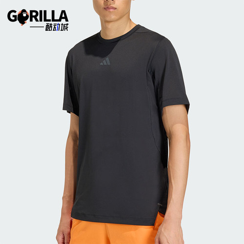 Adidas/阿迪达斯正品2026年男士轻便经典运动短袖T恤健身服KE9932