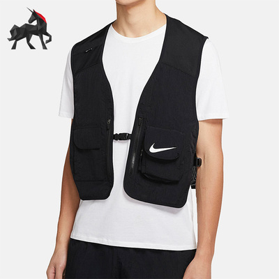 耐克男子可拆卸式机能风足球马甲