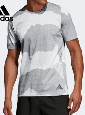 Adidas/阿迪达斯正品FL_TEC GF CAM男子休闲透气短袖T恤 DU0903
