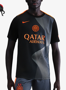 Nike/耐克正品夏季男士运动训练柔软套头足球短袖T恤HM3441-010