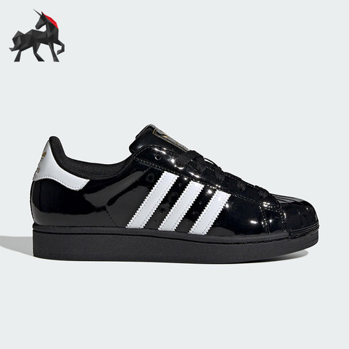 Adidas/阿迪达斯正品三叶草女士耐穿重流低帮贝壳头板鞋JS4009