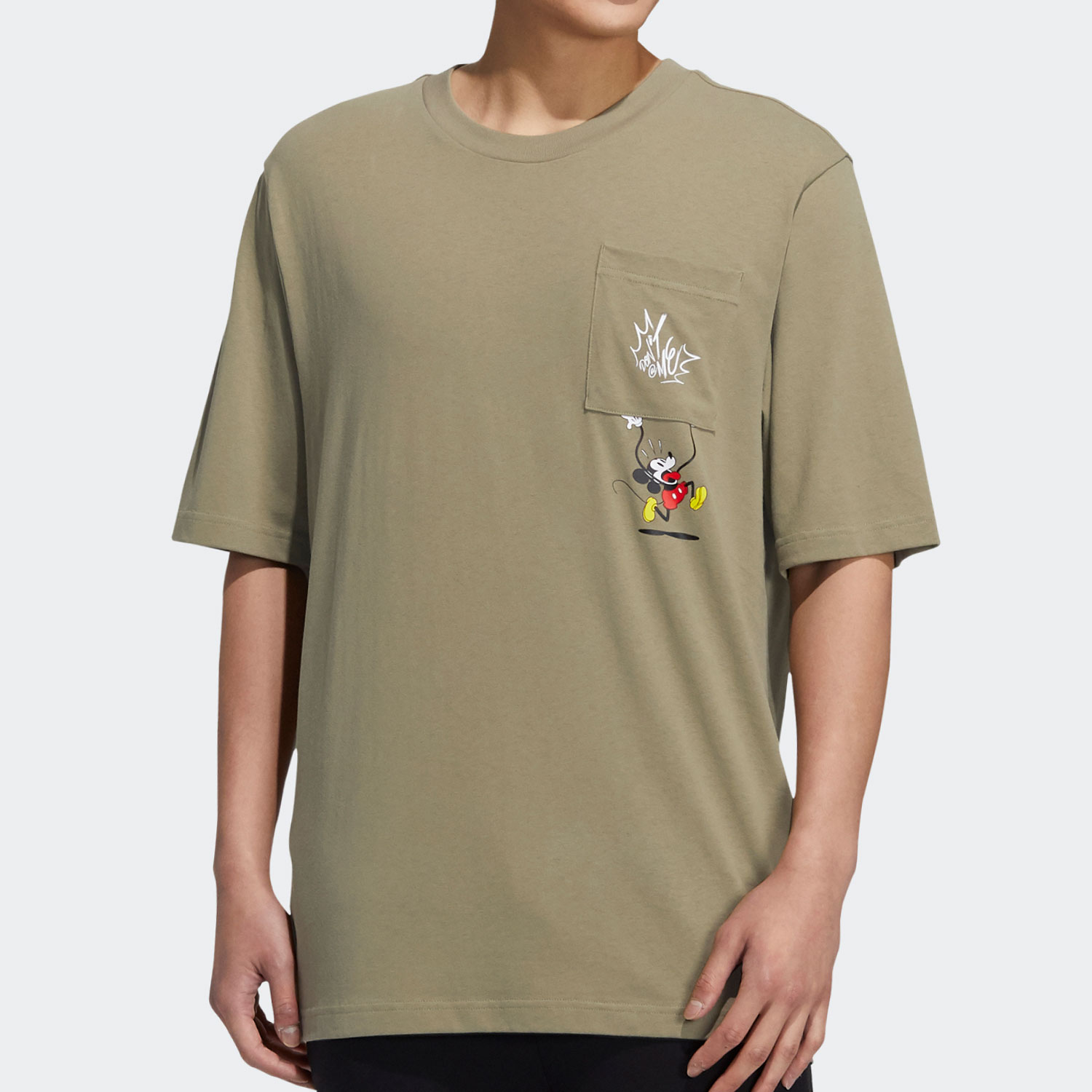 Adidas/阿迪达斯正品Neo夏季新款男子运动休闲透气短袖T恤HF0455