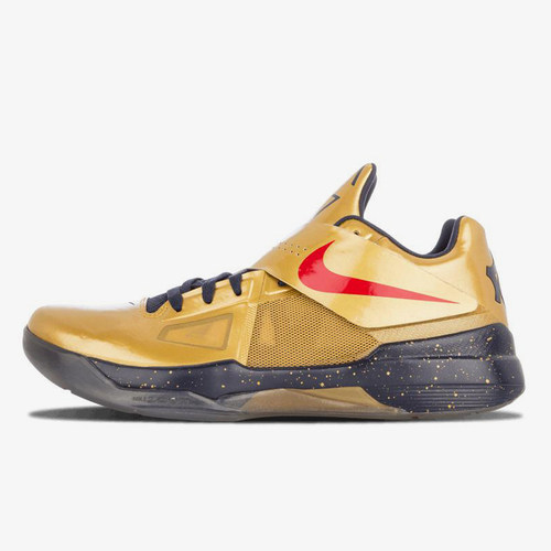 Nike/耐克正品 KD 4 Gold Medal男士实战防滑篮球鞋473679-702