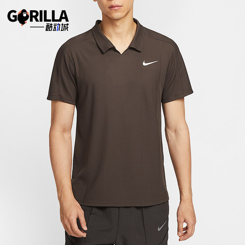 Nike/耐克正品CourtSlamDri-FIT休闲网球经典Polo衫HM6753-237