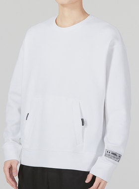 UA/安德玛正品Summit Knit Crew男女训练透气套头衫1377172-100