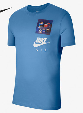Nike/耐克正品当季新款男子时尚休闲运动短袖T恤 CW0414-496