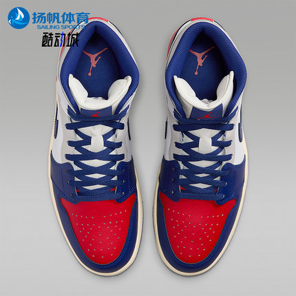 Nike/耐克正品JORDAN男士拼接皮革运动耐磨经典篮球鞋DQ8426-102