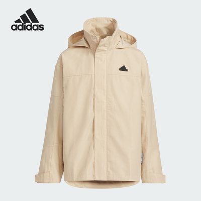 Adidas/阿迪达斯正品2024新款儿童梭织运动休闲外套JY1679