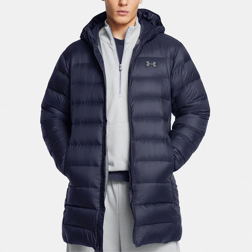 UA/安德玛正品冬季新款男子户外休闲保暖连帽羽绒服1385839-410