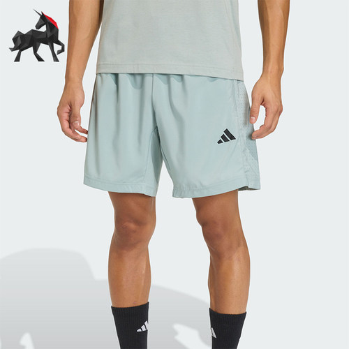 Adidas/阿迪达斯正品2026年男士简约梭织经典运动健身短裤KD2952