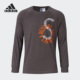 男女运动休闲圆领长袖 SMC秋季 T恤IB5897 阿迪达斯正品 Adidas