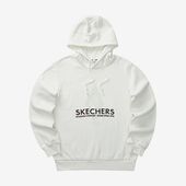 宽松休闲运动针织连帽卫衣 2024男女同款 Skechers 斯凯奇正品