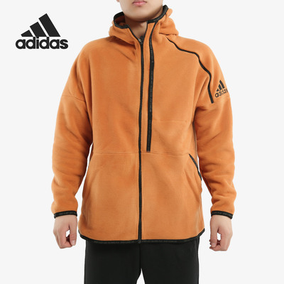 Adidas/阿迪达斯正品新款男子运动服保暖连帽夹克外套EB5219