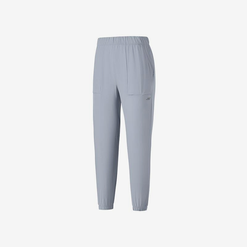 Skechers/斯凯奇正品春秋款女士松紧印花口袋梭织长裤P225W036