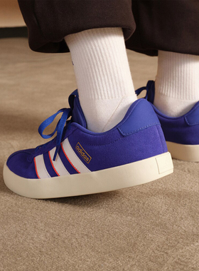 Adidas/阿迪达斯正品新款男女款简约低帮休闲运动板鞋ID6283