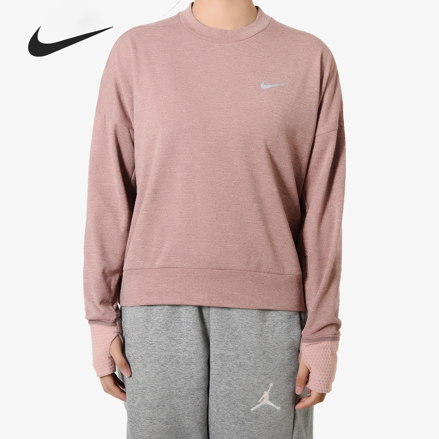 Nike/耐克正品 AS W NK TRMASPHR ELMNT TOP CRW 女子T恤928947