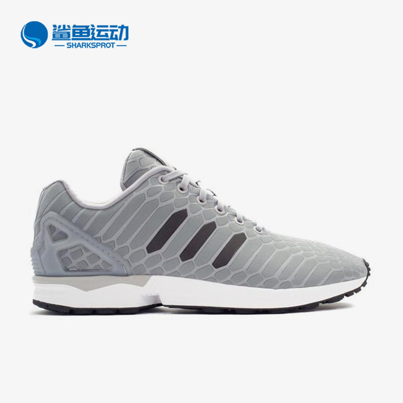 Adidas/阿迪达斯正品三叶草ZX FLUX男子运动轻便跑步鞋B24442