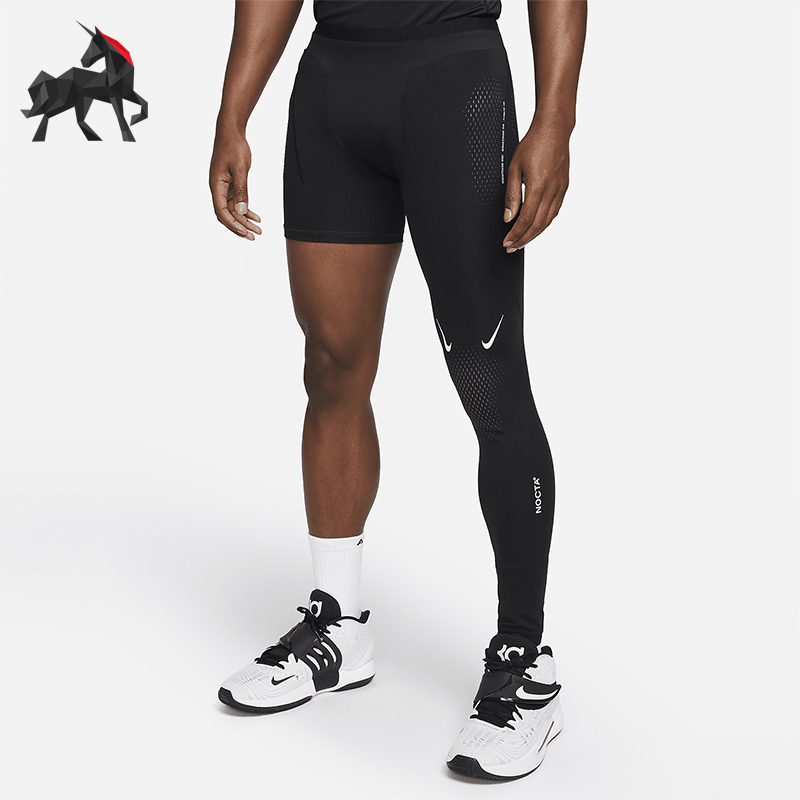 Nike/耐克正品2025 NOCTA男士跑步单腿运动训练紧身裤DN0006-010