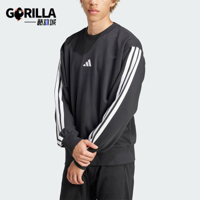Adidas/阿迪达斯正品M 3S FT SWT男士长袖卫衣套头卫衣JE6372