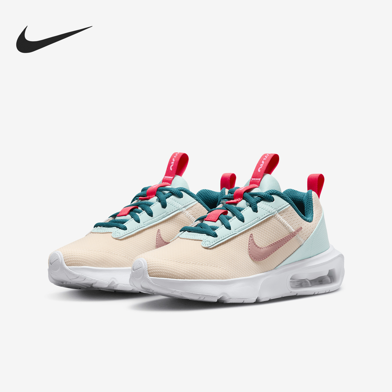 Nike/耐克正品Air max GS女子大童透气耐磨减震跑步鞋DH9393-800