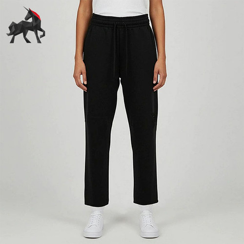 Nike/耐克正品S新款女黑色柔软简约纯色经典针织长裤IF4882-010