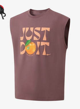 Nike/耐克正品JUSTDOIT印花无袖T恤新款男经典无袖T恤IR4969-502