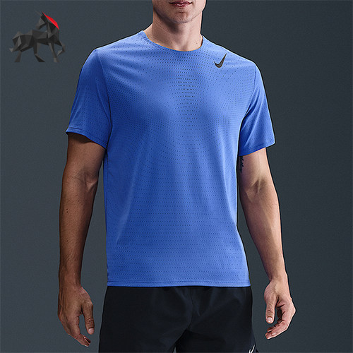 Nike/耐克正品男士圆领舒适休闲运动透气短袖T恤HJ3377-411