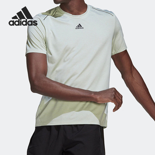新款 Adidas 阿迪达斯正品 夏季 T恤HD3561 男子运动宽松透气短袖