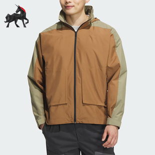 Adidas/阿迪达斯正品新款男士时尚运动休闲训练拼接外套 JM9153
