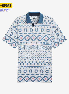 Puma/彪马正品Fair Isle Print男士经典高尔夫Polo衫626836-01