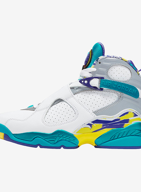 Nike/耐克正品Air Jordan 8 White Aqua女士篮球鞋CI1236-100