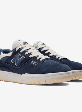 New Balance/NB正品运动男女同款复古时尚系带防滑板鞋BB550SLA