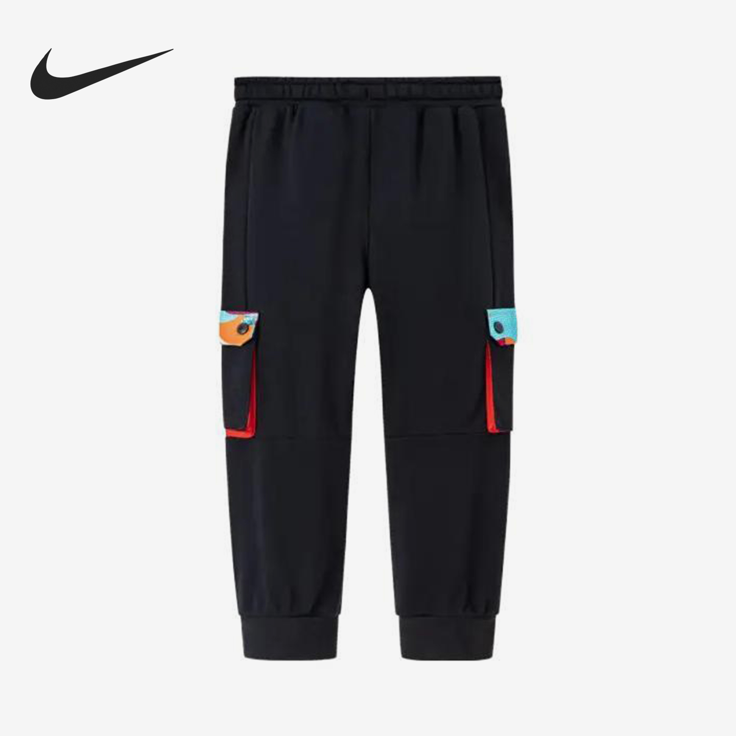 Nike/耐克正品春秋小童针织户外运动休闲束脚长裤FJ9691-010
