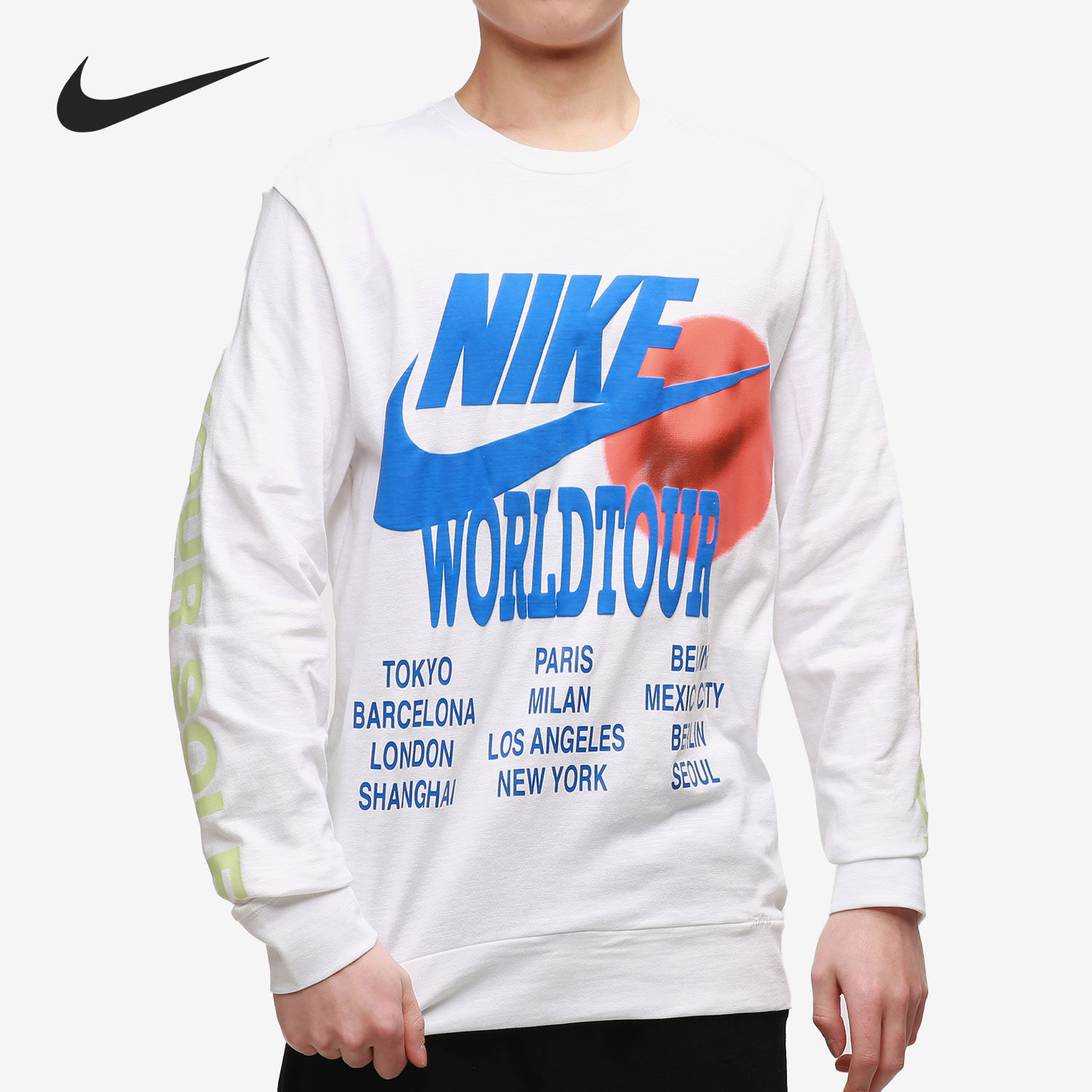 Nike/耐克正品当季新款男子圆领透气休闲运动卫衣 DA0630-100,运动服/休闲服装,运动卫衣/套头衫,淘宝优惠券,粉丝福利购,淘宝优惠卷