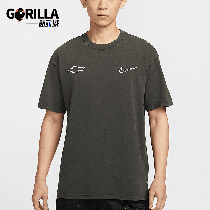 Nike/耐克官方正品Devin Booker男士休闲宽松舒适轻松经典套头T恤