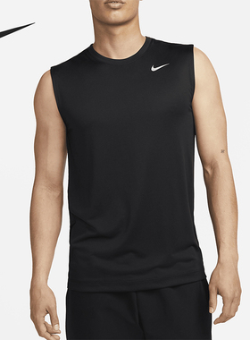 Nike/耐克正品DRI-FIT男士无袖训练透气经典运动T恤DX0992-010