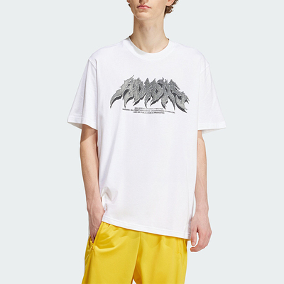 阿迪达斯男士运动透气短袖