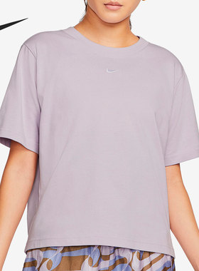 Nike/耐克正品夏季新款女子运动休闲舒适短袖T恤DD1238-530