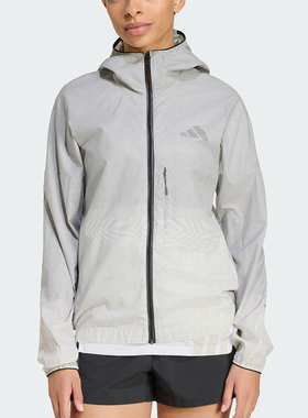 Adidas/阿迪达斯正品TEREXTEREX新款女浅灰色经典夹克外套JY4093