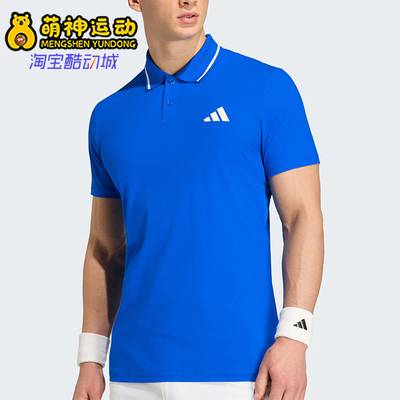 Adidas/阿迪达斯正品TENISTENIS新款男网球经典短袖POLO衫KE6689