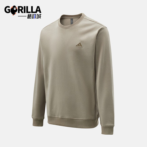 Adidas/阿迪达斯正品2026男士休闲经典舒适圆领卫衣套头衫KR2505