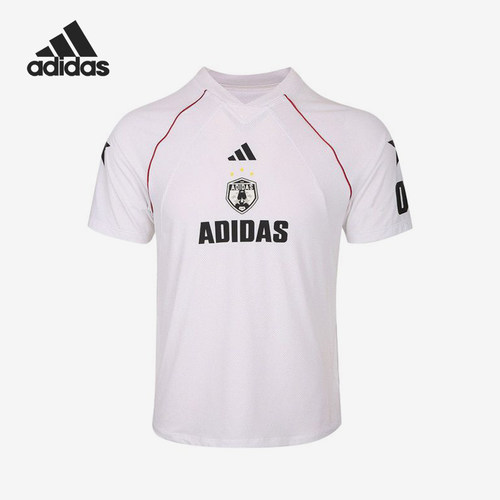 Adidas/阿迪达斯正品LBSTE新款儿童白黑色经典休闲短袖T恤KH0252