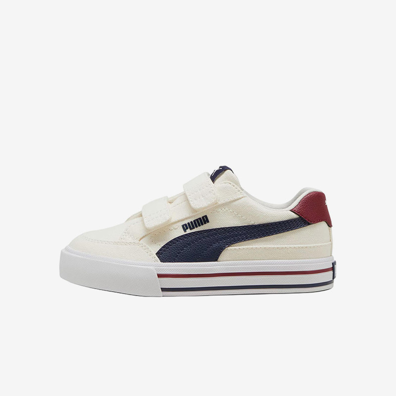 Puma/彪马正品夏季小童低帮魔术贴抓地耐穿休闲帆布鞋396560-01