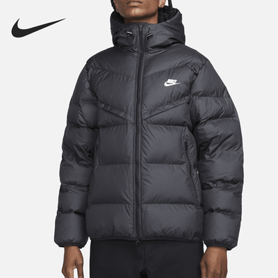 Nike/耐克官方正品Storm-FIT男士保暖长袖连帽面包棉服FB8185-010