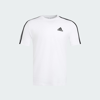 Adidas/阿迪达斯正品夏季透气简约男士运动经典休闲短袖T恤KU3922